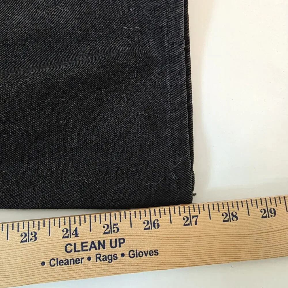 Levi's 550 Mens Relaxed Fit Black Denim Jeans Size 36x30 Mid Rise